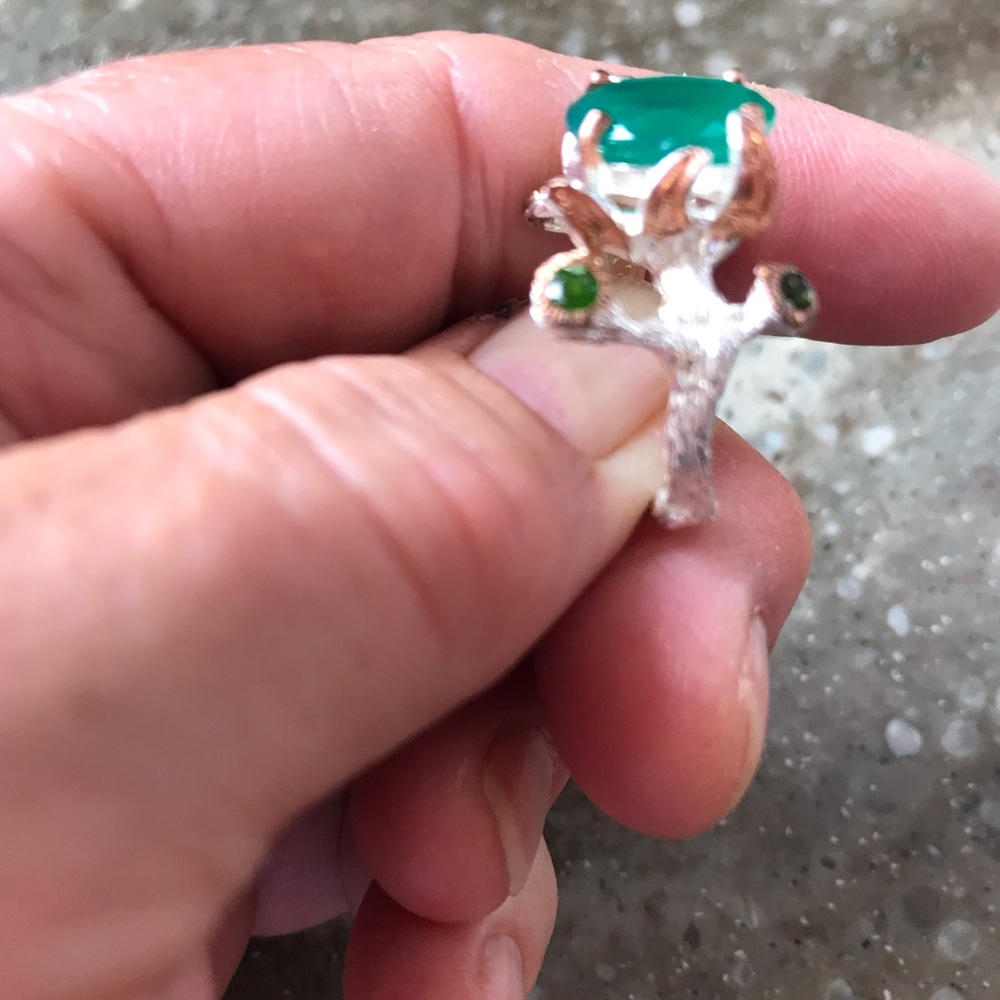 Sterling silver ring - Picture 2 of 2